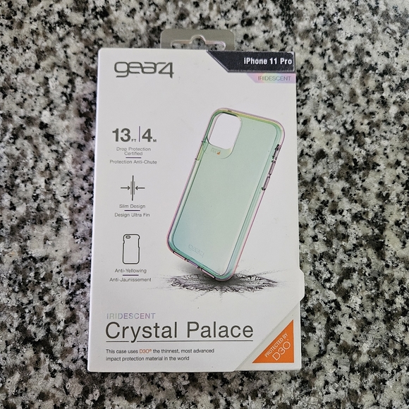 Accessories - Gear4 Crystal Palace Series Hybrid Case for Apple iPhone 11 Pro - Iridescent